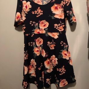 Short floral dress